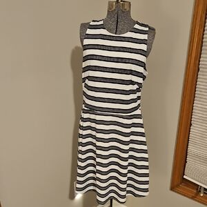 H&M striped racerback sleeveless dress